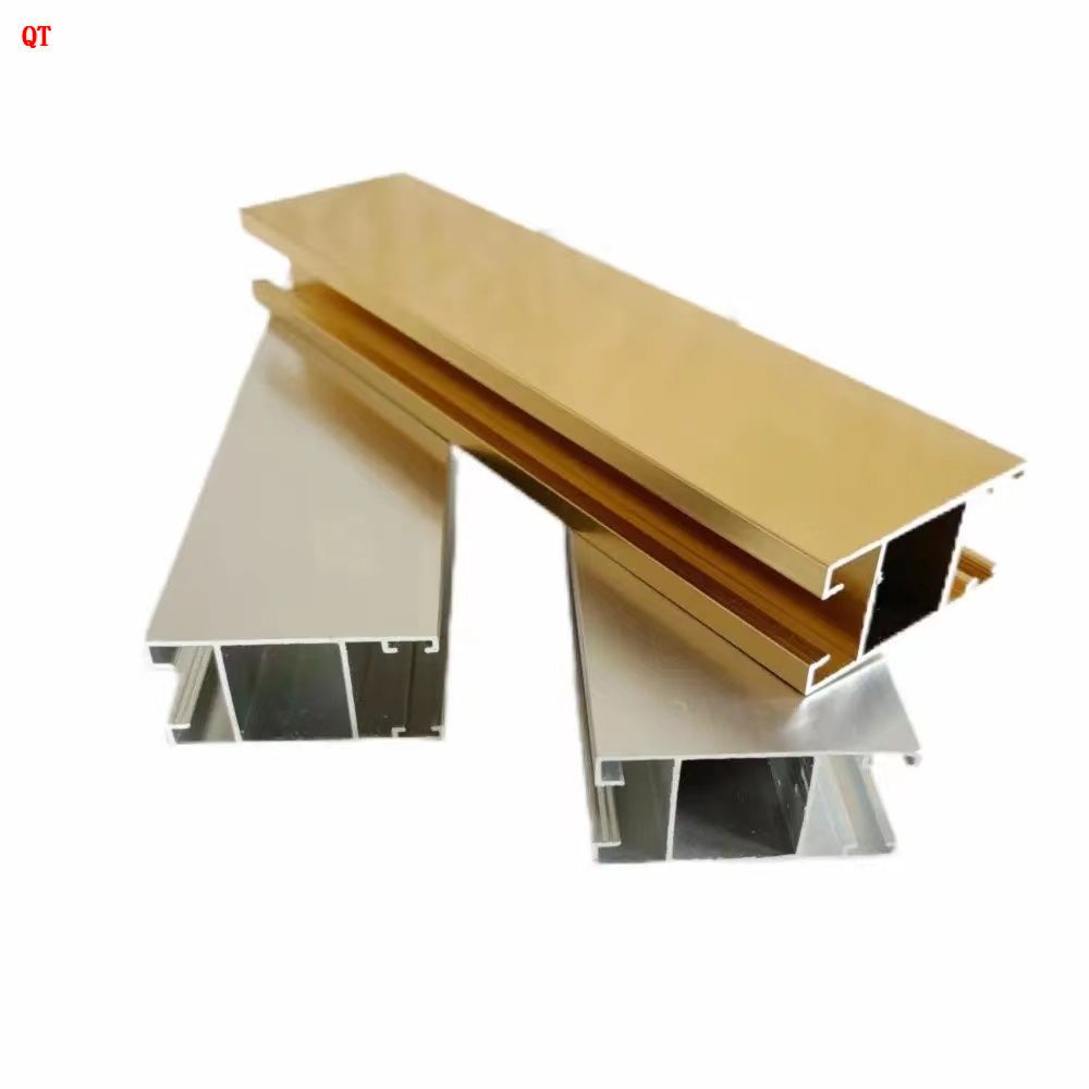 مقاطع الألمنيوم المخصصة للنوافذ والأبواب مقاطع نوافذ الألمنيوم Aluminio Perfil De Aluminio Para Ventanas