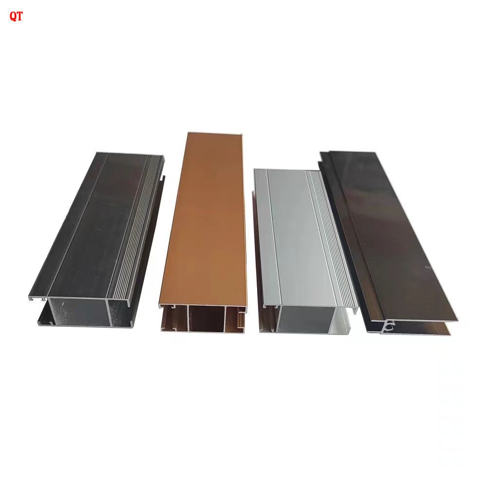 مقاطع الألمنيوم المخصصة للنوافذ والأبواب مقاطع نوافذ الألمنيوم Aluminio Perfil De Aluminio Para Ventanas